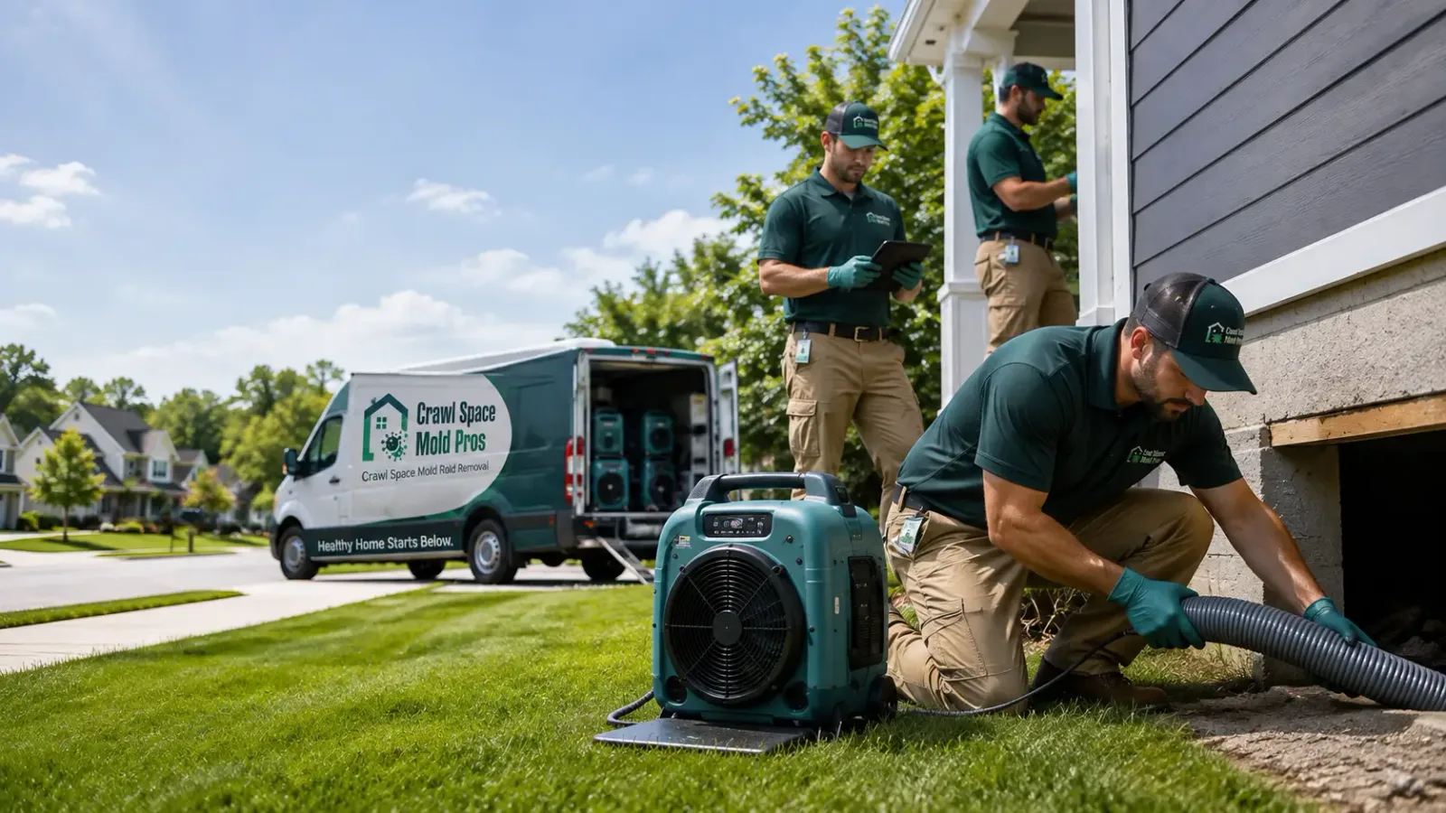 Crawl Space Mold Removal in Wren, OH